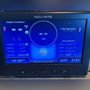 AcuRite Model 06058M Weather Station Display Only! Outdoor sensors not included